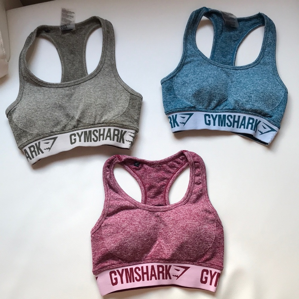 Gymshark Flex 3 Bra Bundle